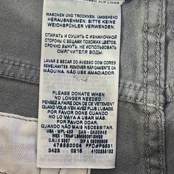 Dockers Men’s Pants 33” x 32” Solid Light Gray Straight Leg Pockets Casual - Picture 11 of 13